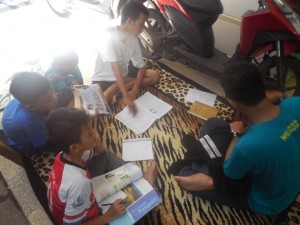 Proses belajar kelas SMP